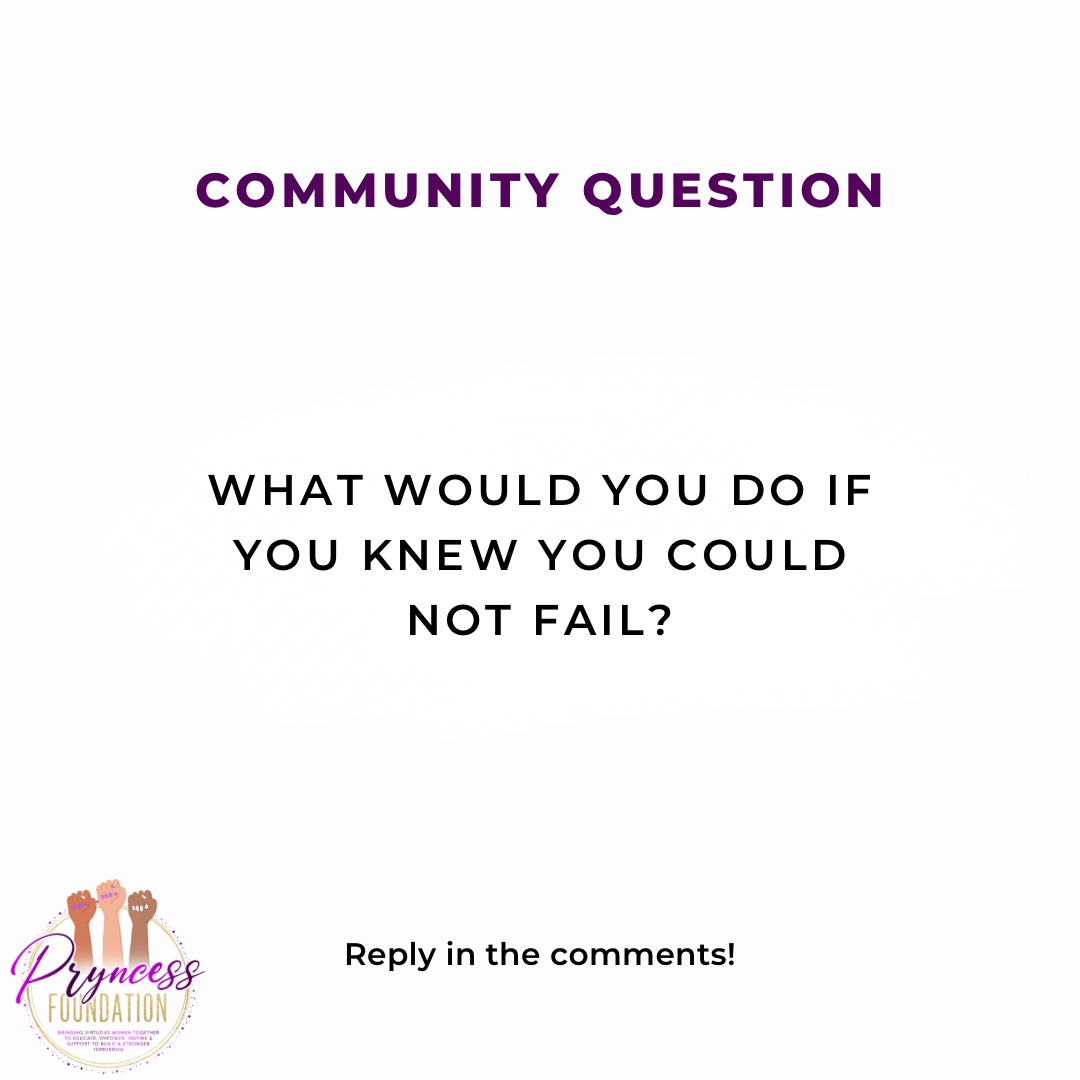 If you knew that you could not fail what would you do?

I'm going for expanding my businesses taking them international 

#bossbabe #empowerment #womanstyle #girlpower #womanownedbusiness #selflove #blogger #womensupportingwomen #pryncessfoundation #unstoppable #torontononprofit