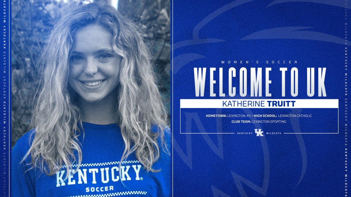Excited to welcome aboard a Lexington local, Katherine Truitt! 

#WeAreUK 😺🔵⚽️