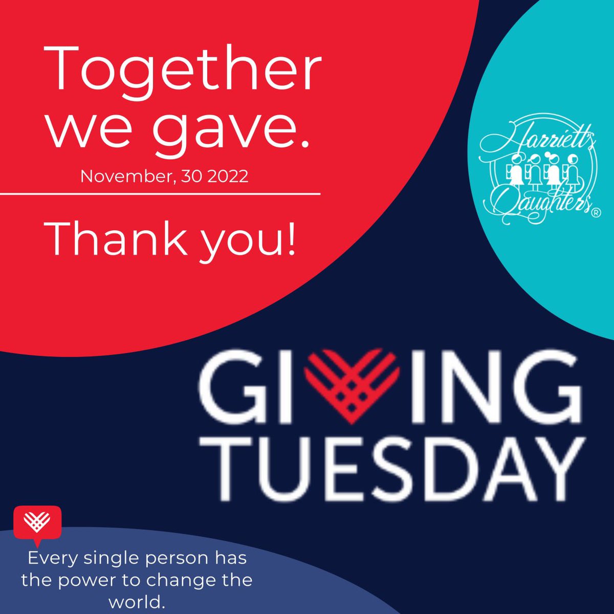 Whew! Yesterday was a busy day. But it is NOT over. We are extremely excited to share that so far, we've raised $1,555.17 on our #GivingTuesday campaign page! With all that being said, thank you again for your support and participation! We are truly grateful! 💜
