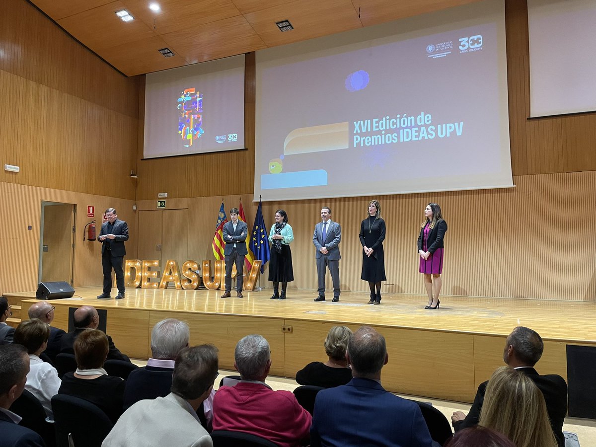 VLCIEcosystem's tweet image. Los premios del #30AniversarioIDEASUPV llegan de la mano de @borsanro, @TeresaGarMu, @BragadoMonica y @maesgomar 🤝

#Lean: Arkadia Space, @IoT_CoSMoS y Verázial

#Avanza: @solatomcsp, @flit2go y @exponentia_ai

#MujerEmprendedora: @UtopianCosmetic

#Spinoff: KENKO

¡Enhorabuena!