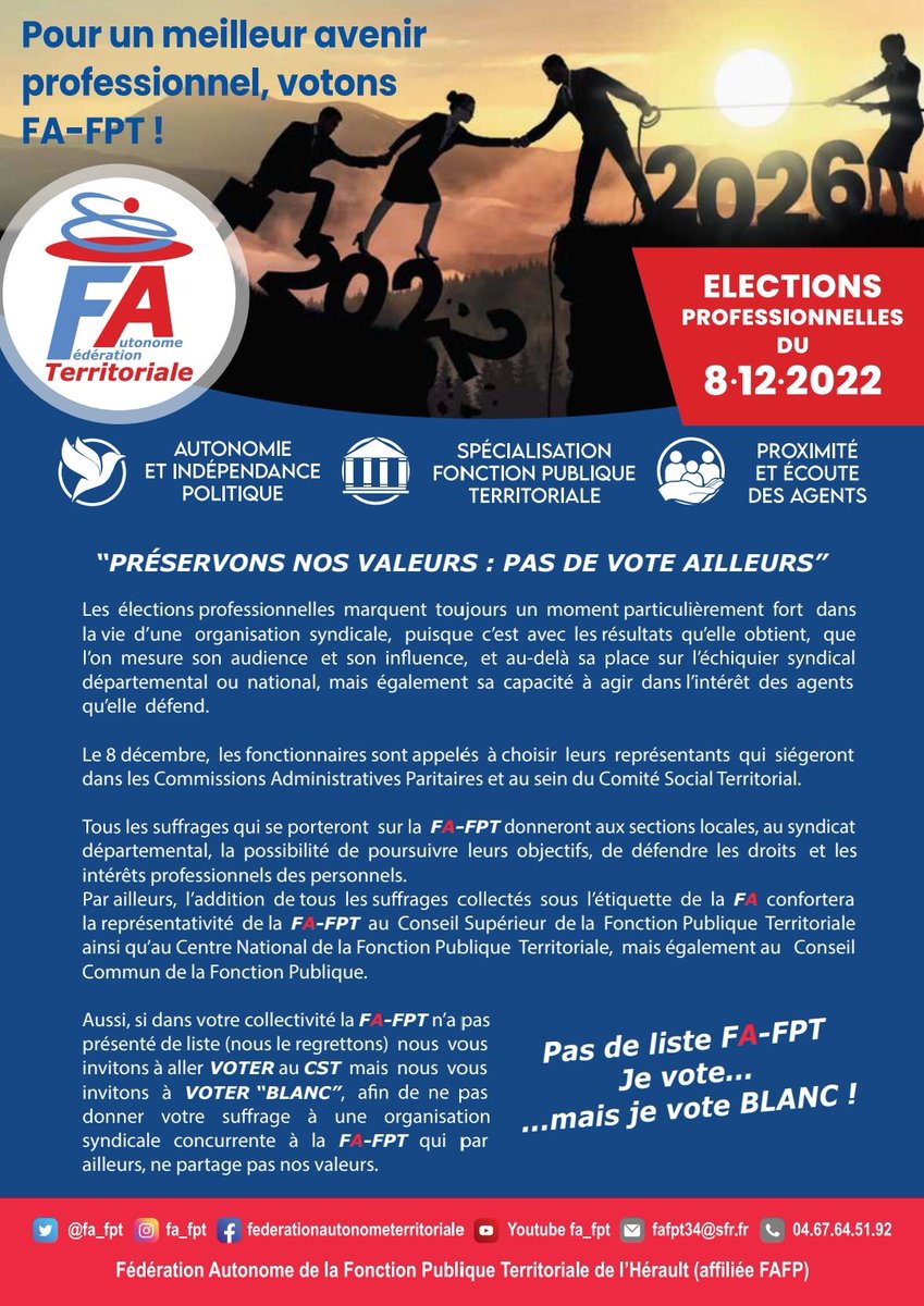 jmiweiss's tweet photo. Elections professionnelles : pas vote ailleurs ! https://t.co/MaHo13TclS