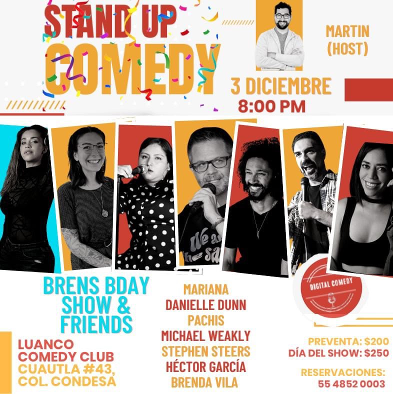 English speakers (o gente que quiera presumir su spanglish)! Tenemos show este Saturday so cáiganle there because se va a poner very good!

Boletos aquí:
ticketpoint.mx/evento/cdmx-lu…