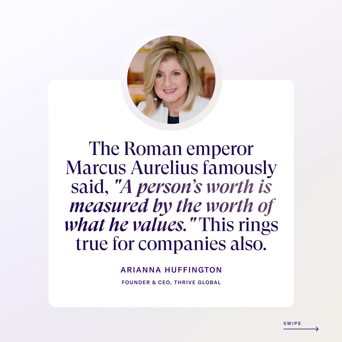 ariannahuff's tweet photo. Six years ago we launched @Thrive with the mission to end the stress and burnout epidemic. I love using birthdays, anniversaries and other milestones to reflect — both on the progress we’ve made in the past year and how we can use what we’ve learned for the years ahead. https://t.co/ApBmbQ8Vz3