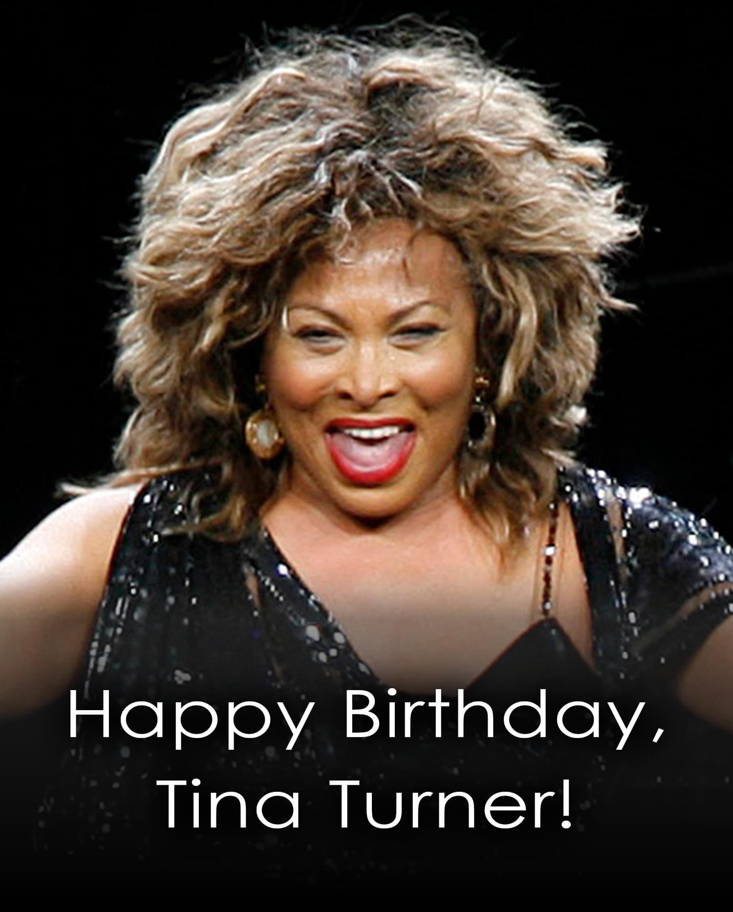 HAPPY BIRTHDAY, TINA TURNER! The legendary rock and roll singer is celebrating her 83rd birthday today! 