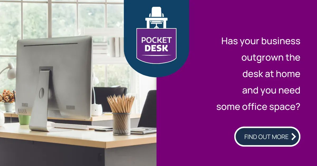Experience business grade Wi-Fi with a peaceful, modern work environment.  Secure your Pocket Desk space available in our #shropshire Business Centre. buff.ly/3T1ObIY #oswestryhour  #shropshirebusiness  #servicedoffices
#flexioffice #hotdesk #workspace #officespace