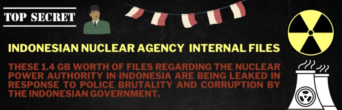 ⚠ Detect Data ⚠
{
"Threat Actor": "#Hades",
"Content": "#Indonesian #Nuclear Agency Internal Files- #Leaked!",
"Type": "#Dataleak"

#infosec #CyberSec #DataBreach
🔹 Data Leak monitoring 🔹