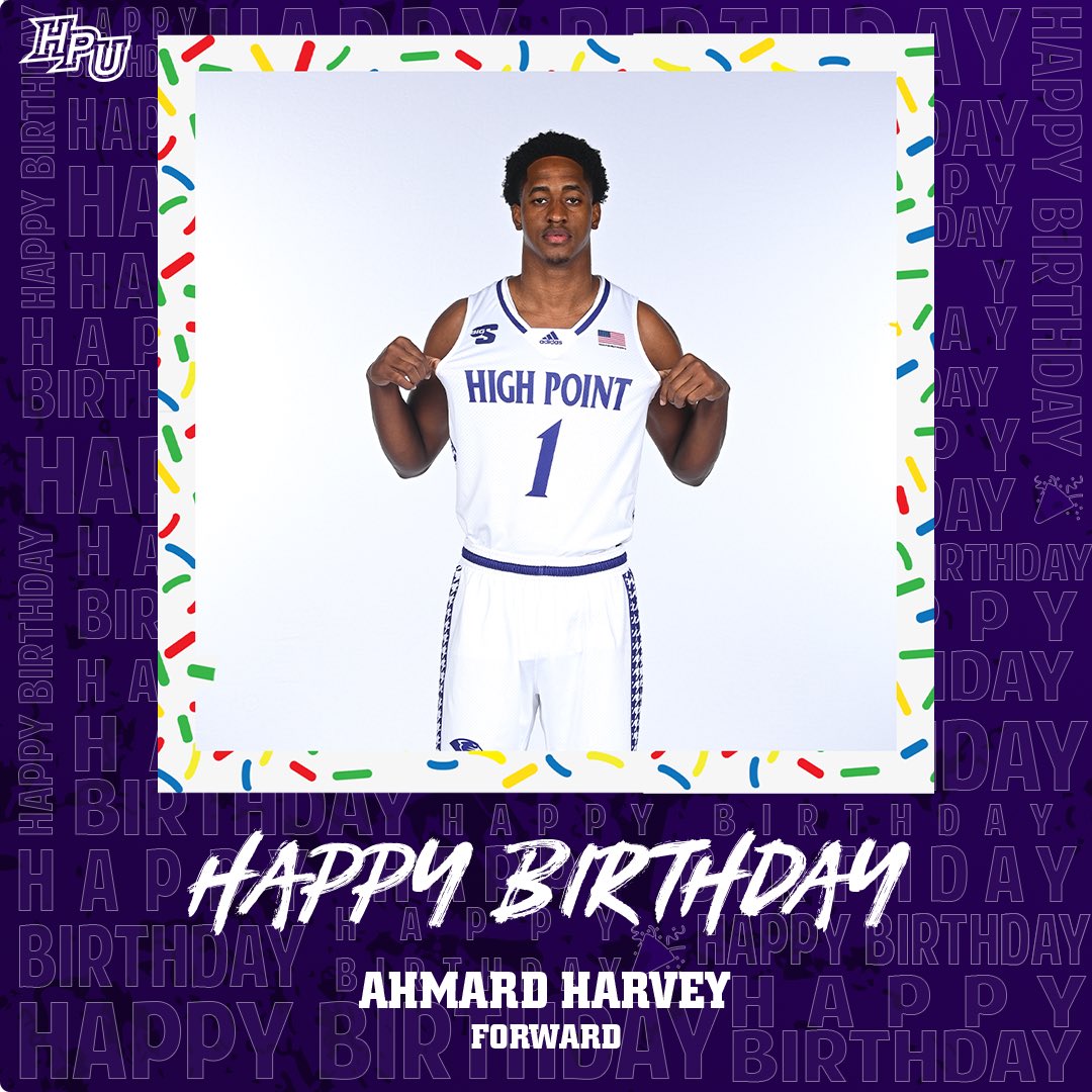 Birthday shout out for our very own Ahmard Harvey!! 🥳🥳

#GoHPU