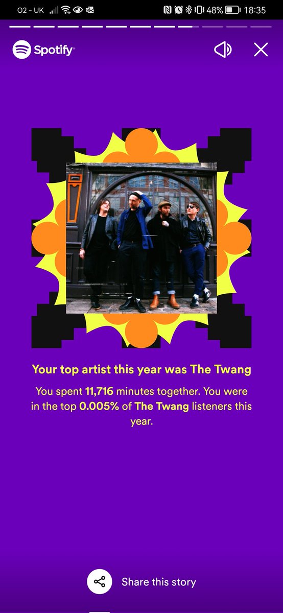 So .<a href="/the_twang/">The Twang</a> seem to have been on my playlist just a little again this year. That's over a week <a href="/_Phil_Etheridge/">Phil Etheridge</a>
Hope that's enough for an Aperol Spritz for you fella 🍻