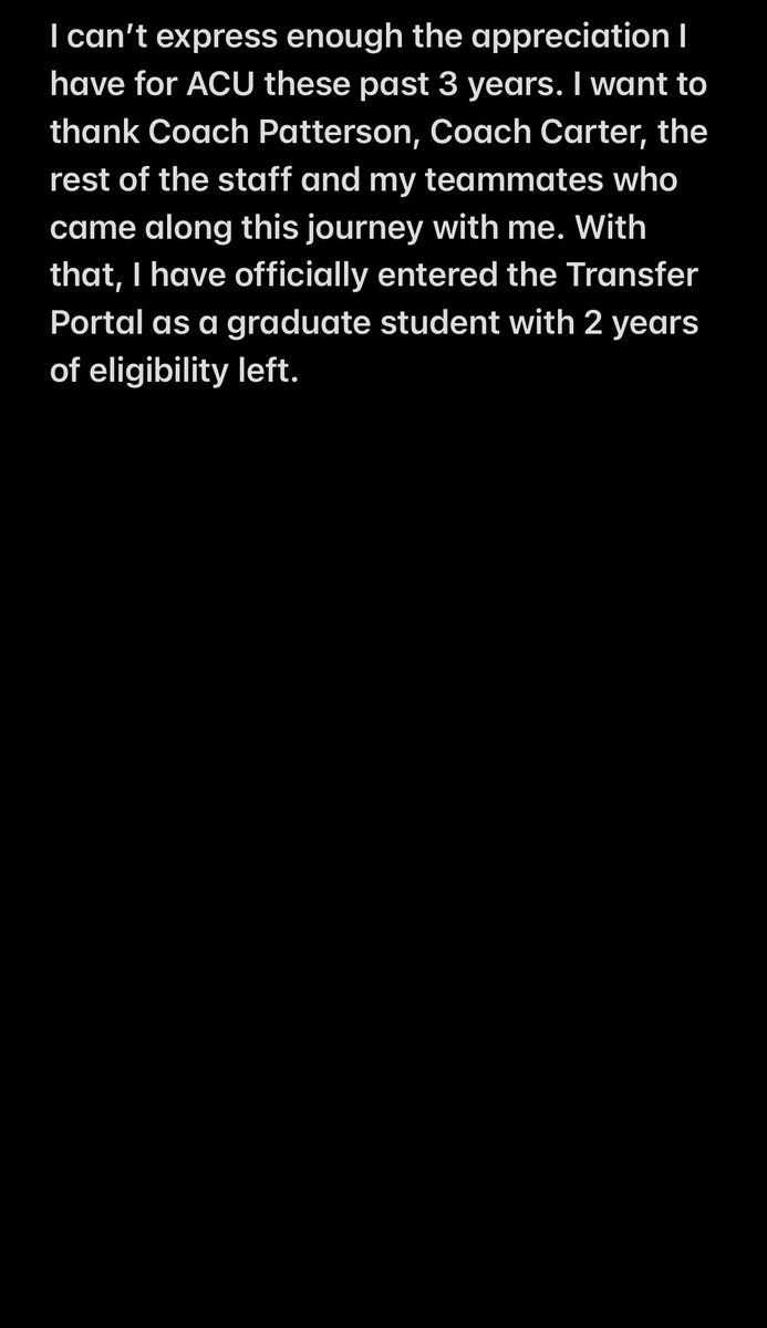 schwinnabe1's tweet photo. Graduate Transfer with 2 years of eligibility!! https://t.co/YbfAEkPU69