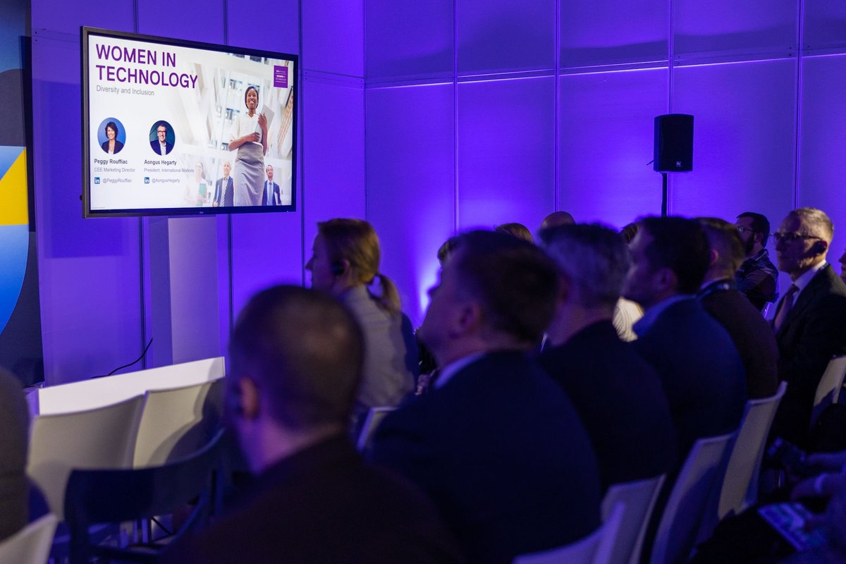 #delltechforum in Warsaw, Poland was unique experience. 1700+ live attendees, 50 sessions, 90 presenters and 20+ sponsors. Special keynote guest @AongusatDell with inspiring speech and co-host with one and only <a href="/PeggyRouffiac/">Peggy Rouffiac</a> at #womeninTech session. Those smiles say it all!