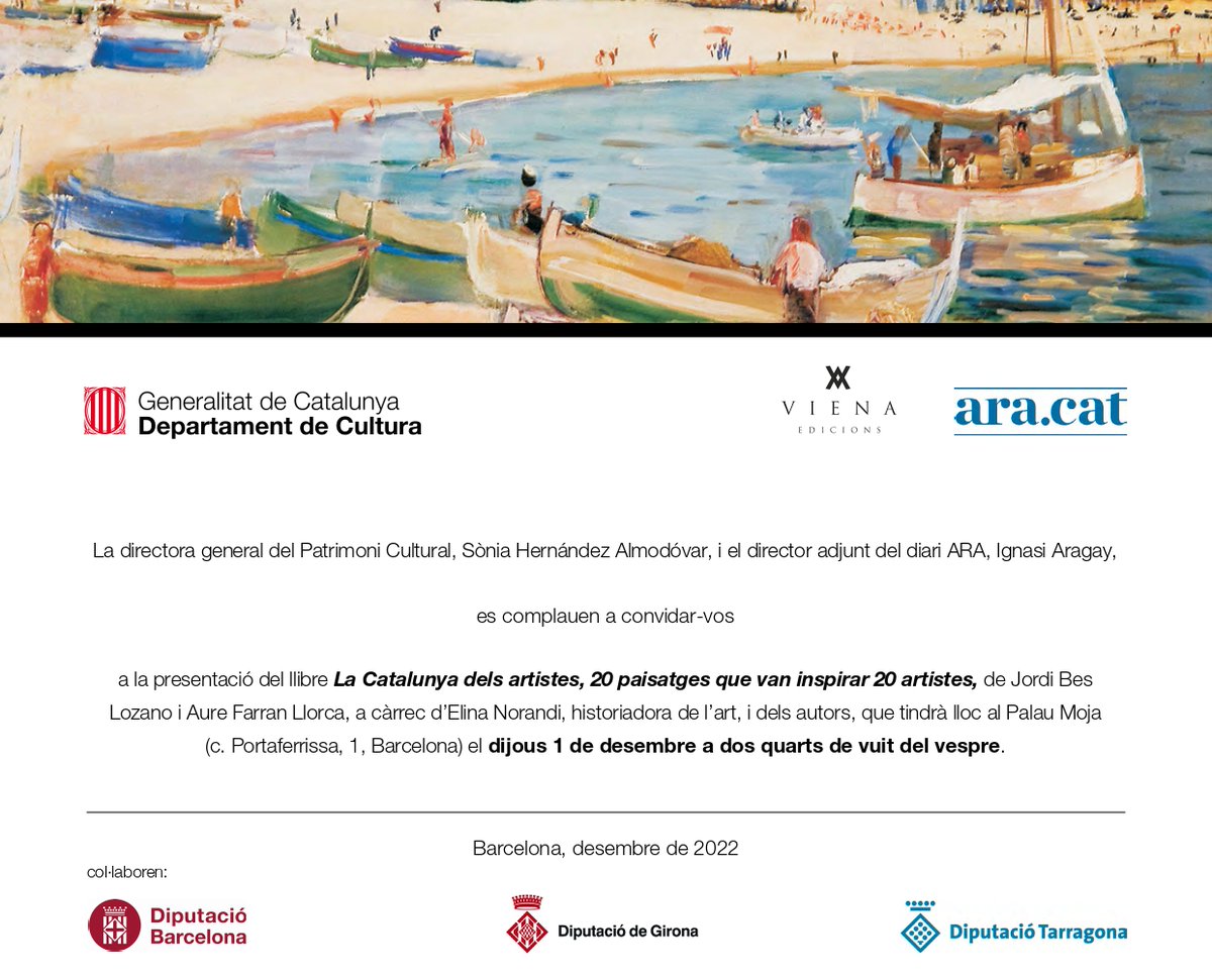 La catedral del vi d'<a href="/adernats/">ADERNATS - Vinícola Nulles</a> a Nulles 🍇👉 és un celler de Cèsar Martinell, un dels protagonistes del llibre La Catalunya dels artistes que hem escrit amb @AureFLL: el presentem aquest dijous a les 19.30 h al Palau Moja de Barcelona amb <a href="/ElinaNorandi/">Elina Norandi</a> i <a href="/Ignasiara/">.</a> #vicatalà
