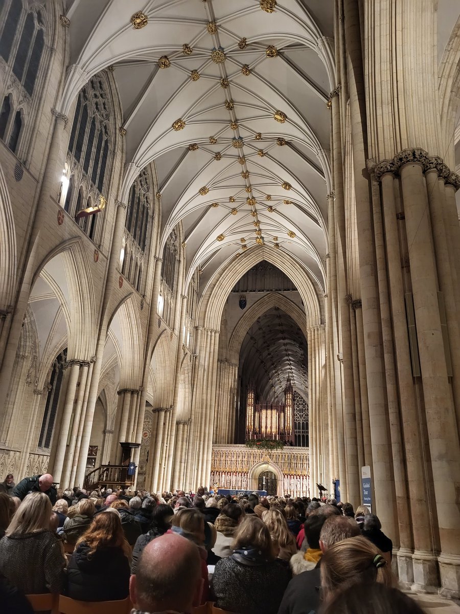 Ready for the NHS Carol service. Amazing setting. #CG3 #voicesofangels <a href="/Yorkminster/">Yorkminster PC</a>  <a href="/atalay_sarah/">Sarah atalay</a> @AliPollard9