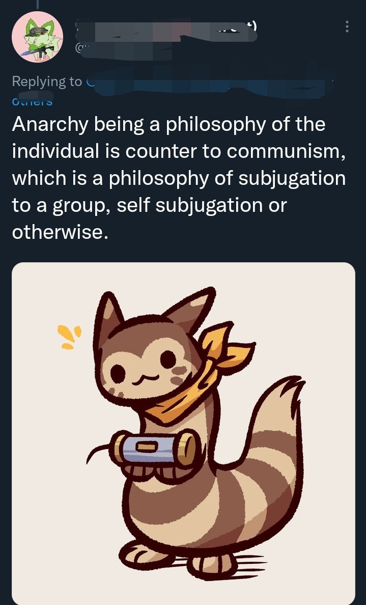 badanarchism's tweet photo. Ancaps are not very smart example 1936267424826 https://t.co/SUK1Qy3qKI