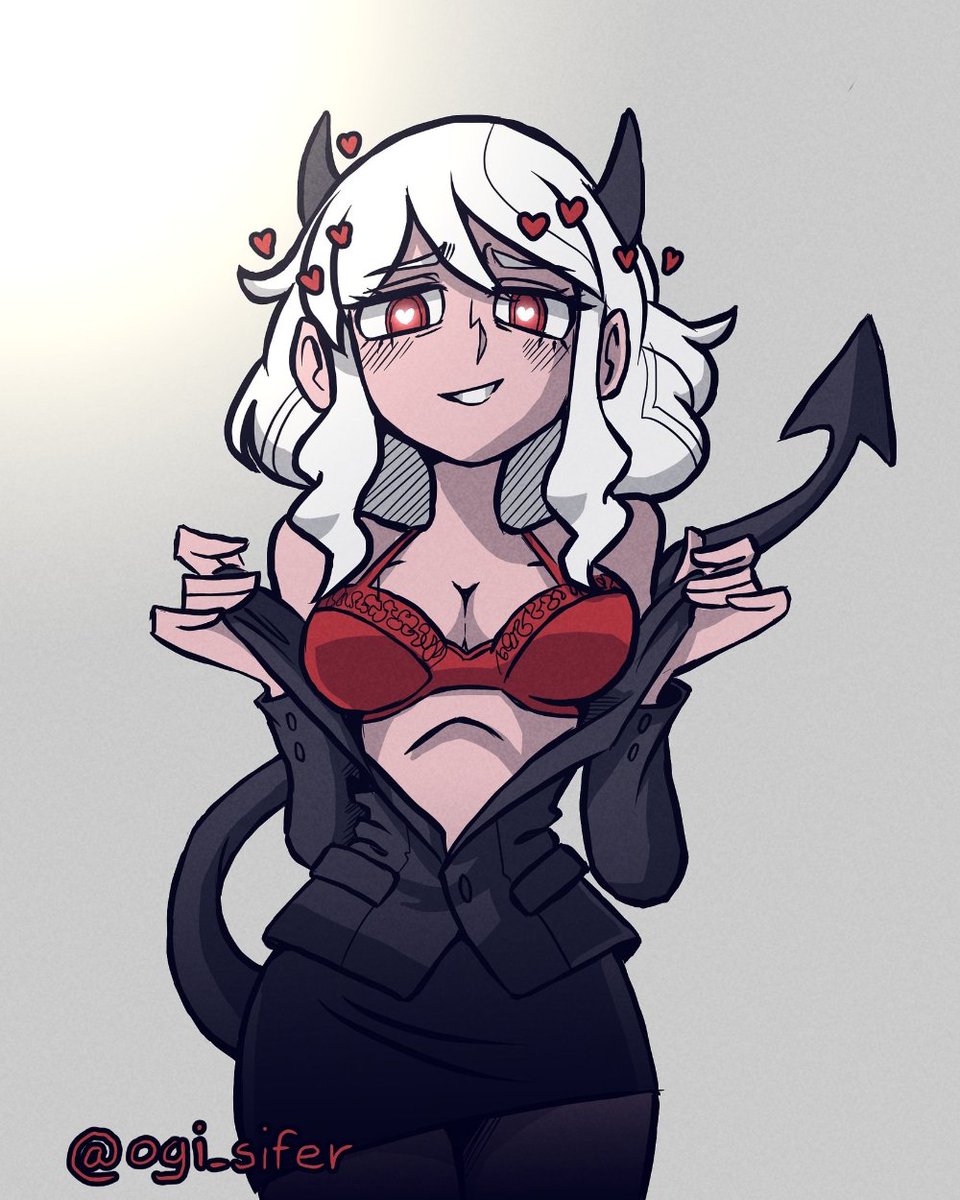 Modeus has started to strip herself of her clothing whilst you were distracted, her lustful gaze can already tell you what she plans on doing~...

[Helltaker Universe only]

#LewdRP #NSFWRP #OpenRP