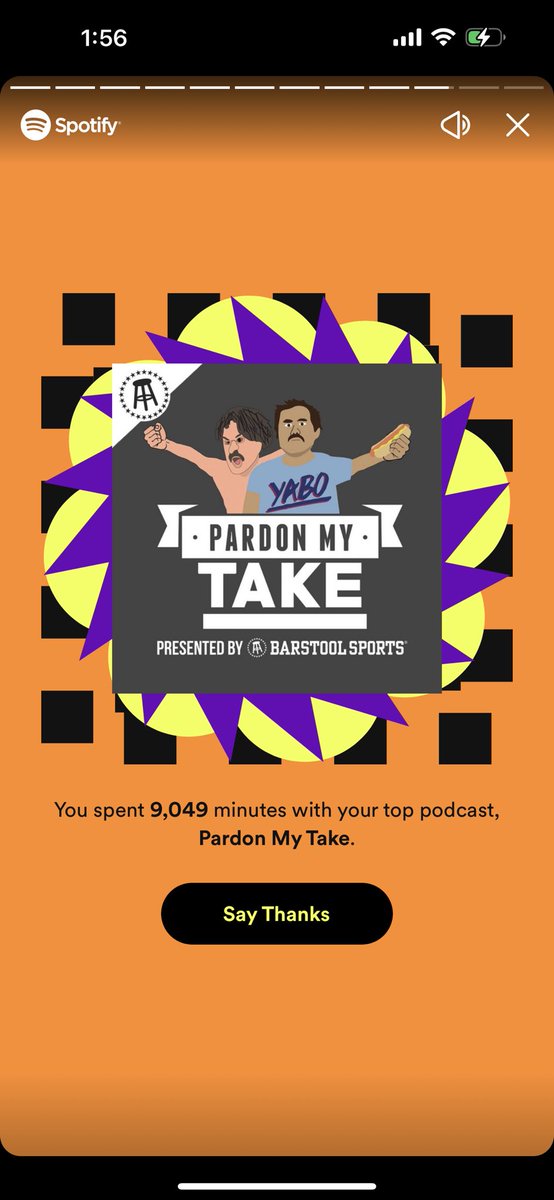 Lots of driving = lots of podcast time <a href="/PardonMyTake/">Pardon My Take</a> <a href="/BarstoolBigCat/">Big Cat</a> <a href="/PFTCommenter/">PFT Commenter</a>