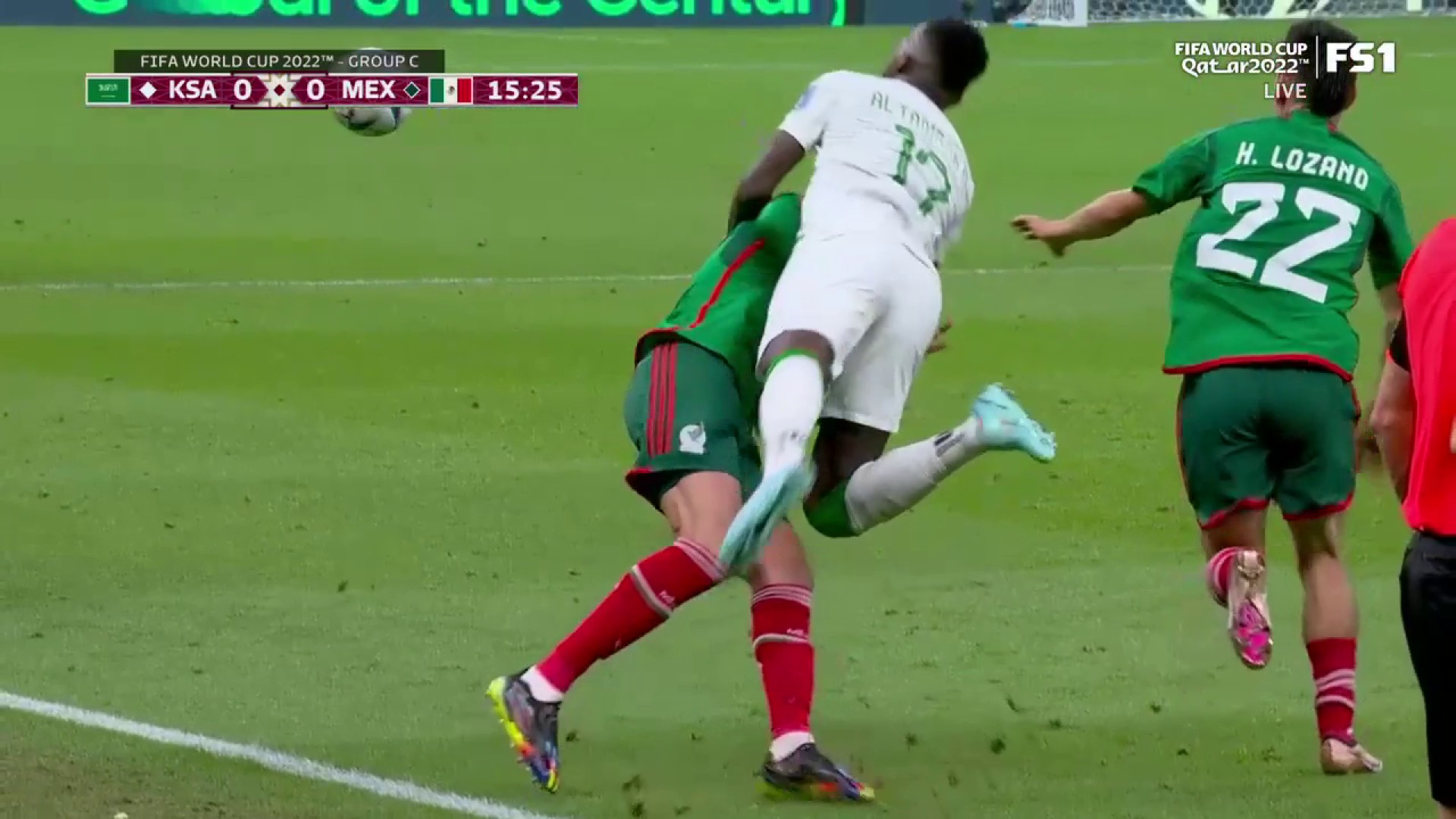 Things are getting physical between Mexico and Saudi Arabia 😳”
