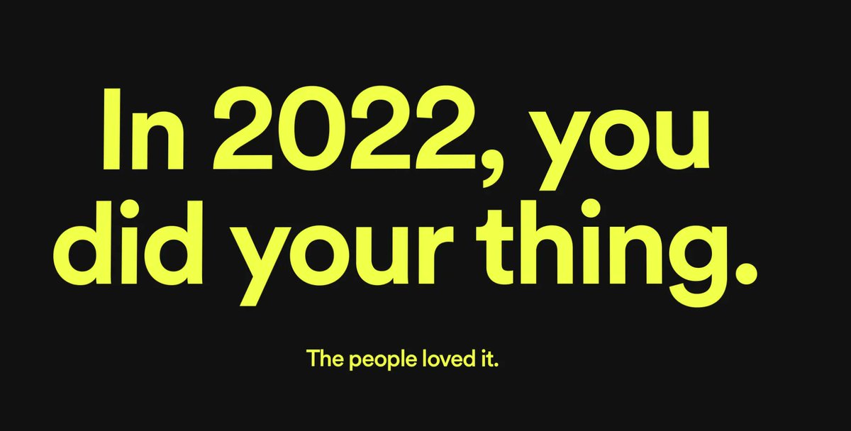 BiscuitSundown's tweet photo. We did sweet all in 2022, but I appreciate the sentiment #SpotifyWrapped https://t.co/xJsqqJmvGB
