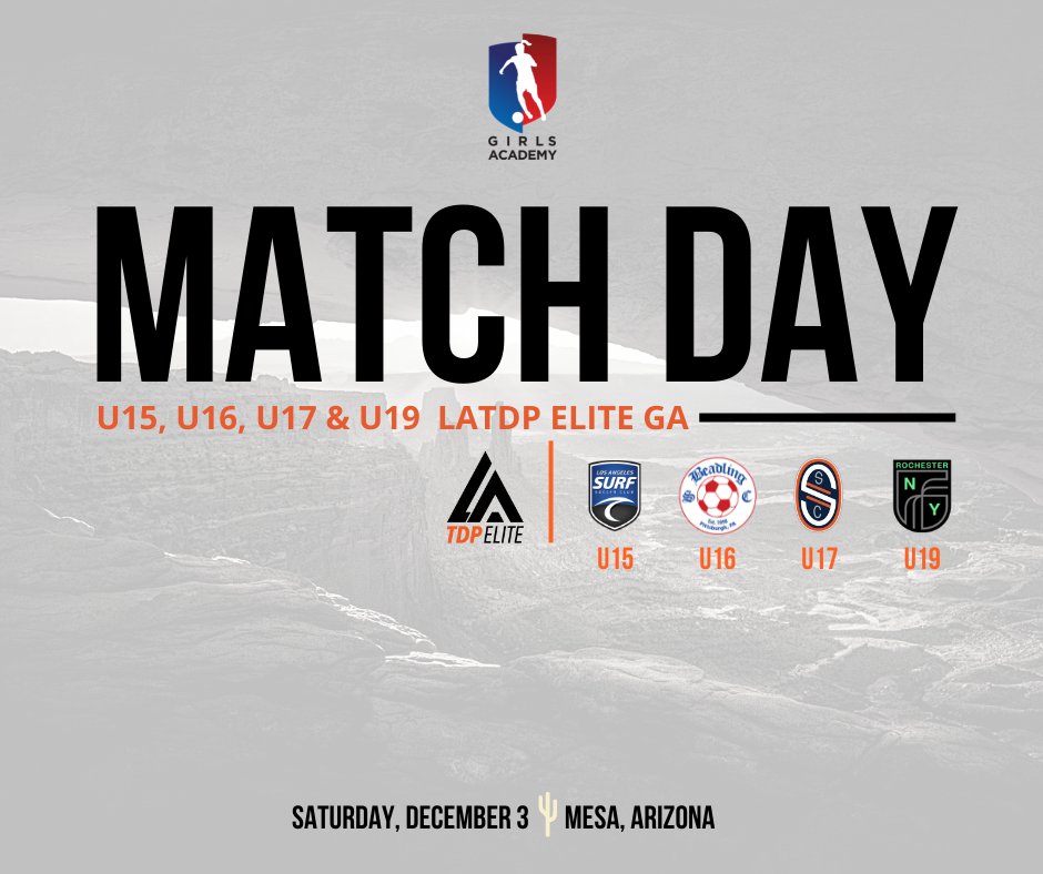 LATDPElite's tweet photo. All in! All of our teams attending the #GAcademyLeague showcase are hitting the pitch today for our second round of matches in Mesa. https://t.co/wsq0cG2QME