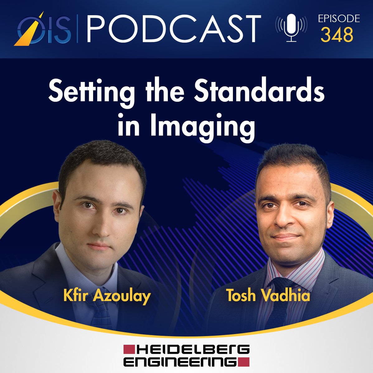 OISTWEETS's tweet photo. On this week’s OIS Podcast, host @drsophiapathai
talks about what’s new and what’s next with Heidelberg Engineering, featuring @AzoulayKfir and @ToshiVadhia. If you’re interested in OCT and digital microscopy, it’s a must listen!
Tune In: https://t.co/lgPXcQHZ2U
#oispodcast https://t.co/LFzS0LMmUB