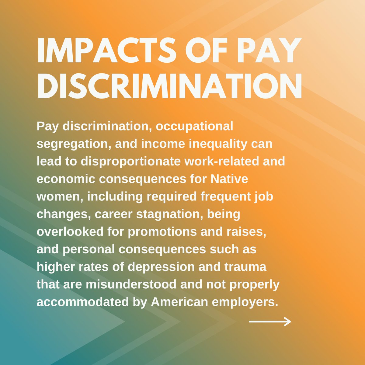 Today is Native Women's Equal Pay Day. So let's talk about it✨
#EquityForNativeWomen requires #NativeWomensEqualPay & an end to systemic violence, poverty & healthcare disparities, justice for #MMIW, & more. Only with full equity can we end racism-based economic injustice.