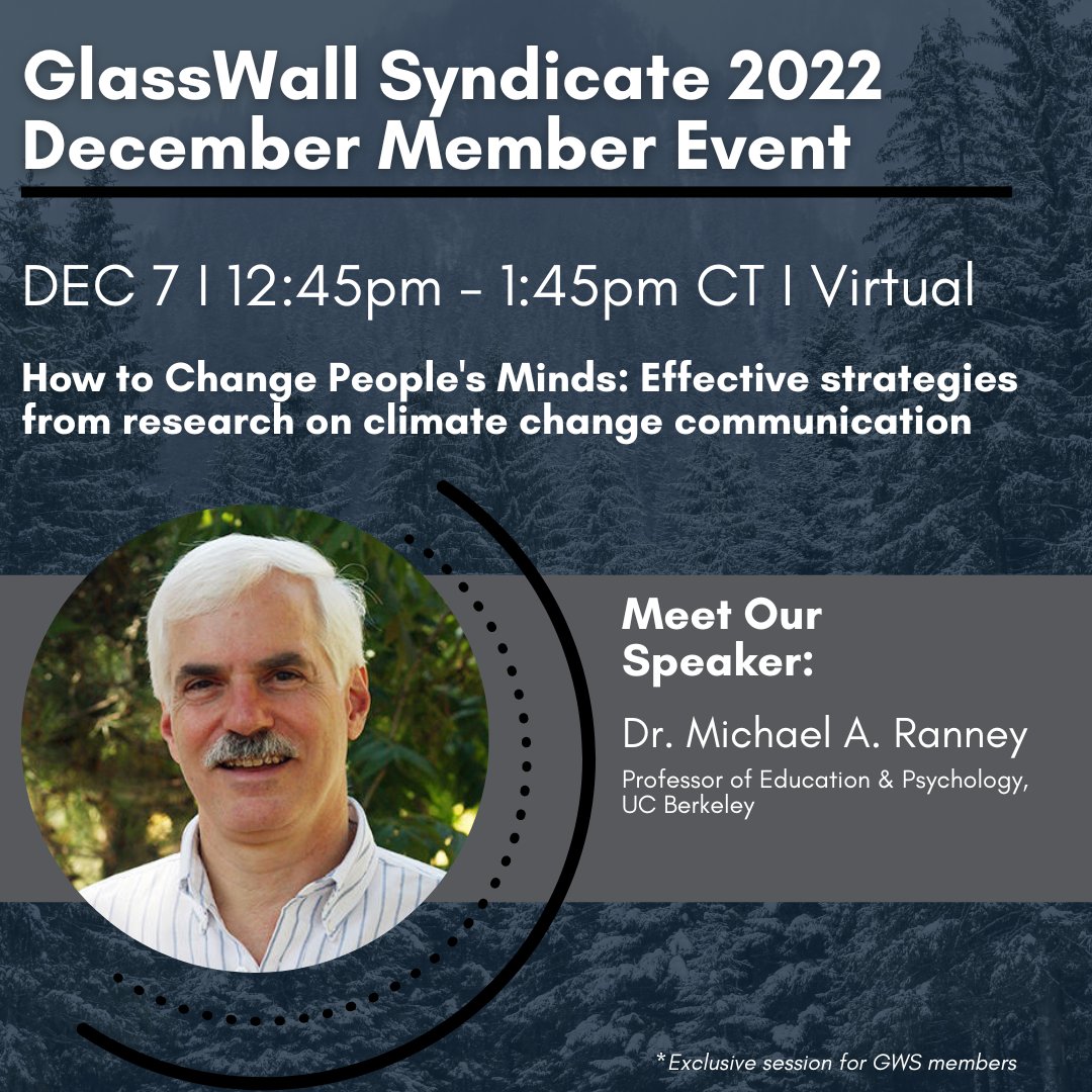 GWS members, we are so excited to see you for this presentation from Dr. Michael Ranney, Professor at UC Berkeley! 

💡We have opened up Part II of this event to the public! Tickets are only $20 and include 5 hours of programming! Register here: eventbrite.com/e/464648043807