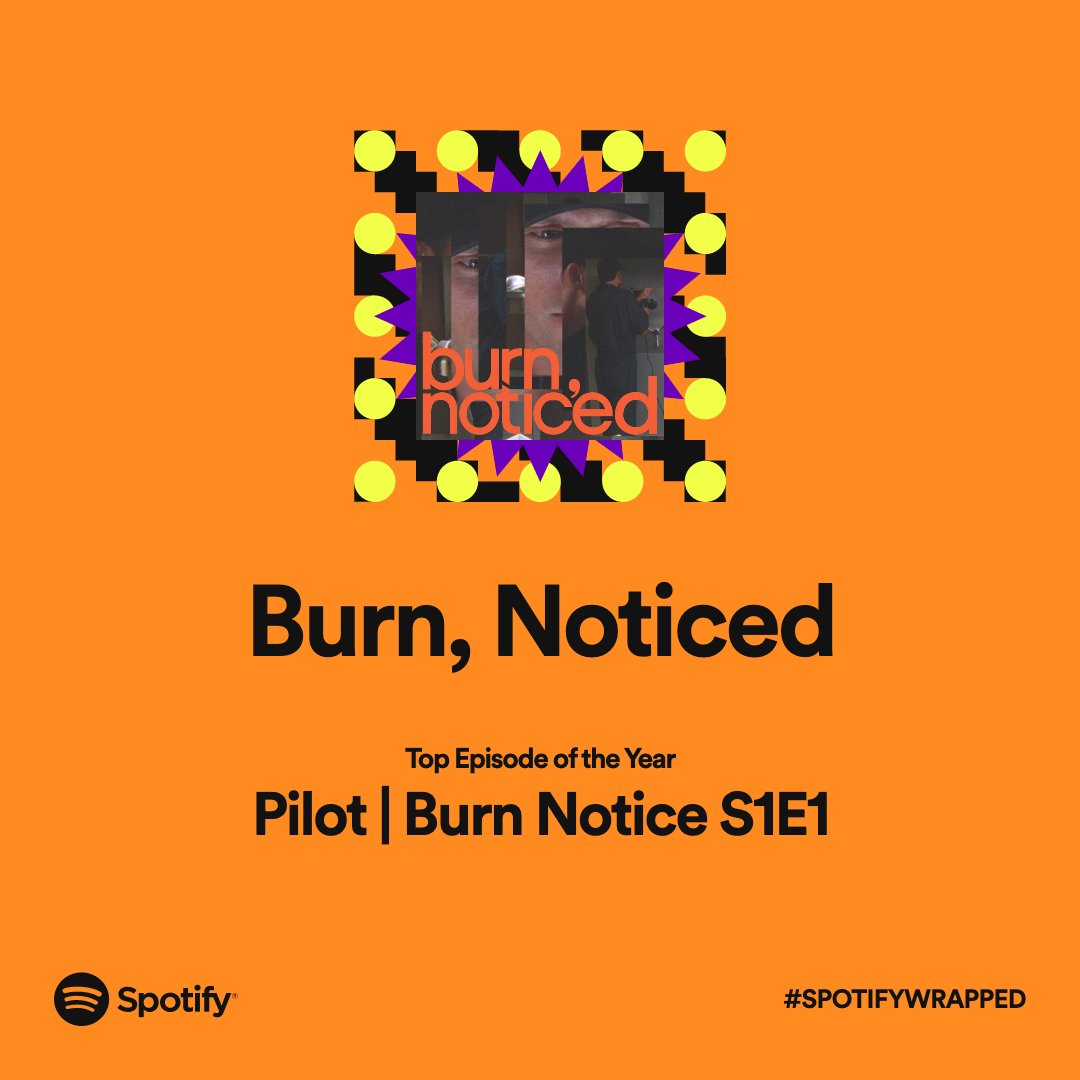 Burn, Noticed, the Burn Notice podcast tweet media