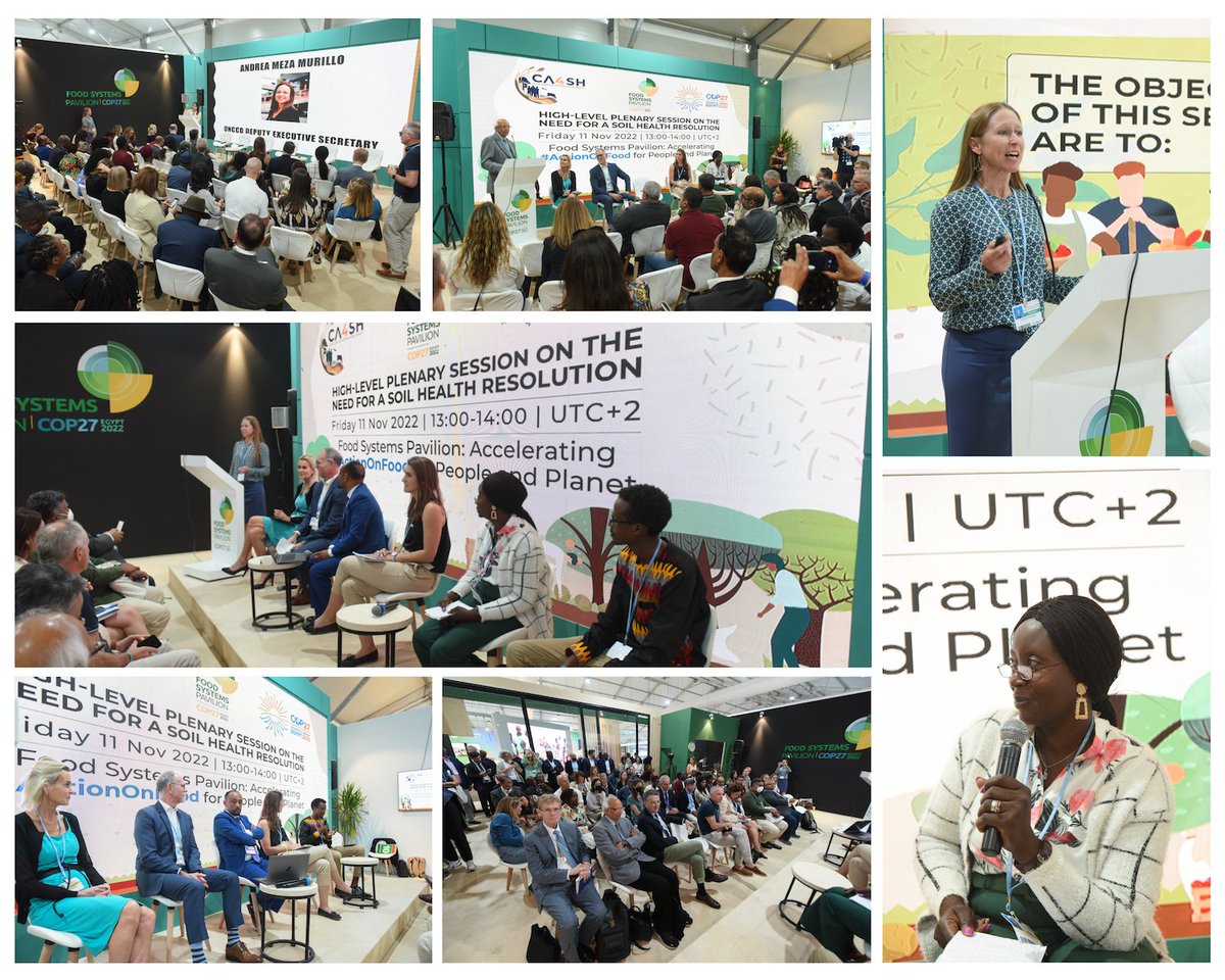 lawinowiecki's tweet photo. We are so pleased with the momentum building around the #SoilResolution
https://t.co/d5846a2Xk0
We thank all panelists and participants for engaging in the session during #COP27 - let's keep it going
#ActionOnFood @ca4sh_global @WWFLeadFood @aapresid @lal_rattan @AndreaMeza76 https://t.co/22ZN9wRHQI