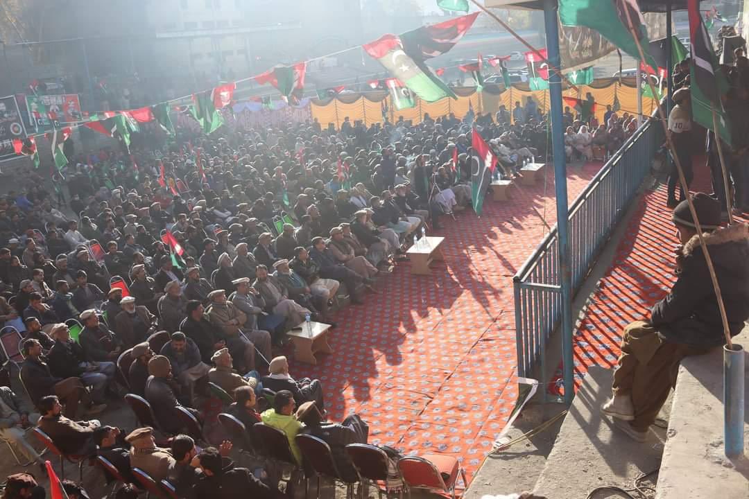 Huge Crowd in GILGIT 👏💪 Ppp Workers Convention Of PPPFoundationDay #55thFoundationDay