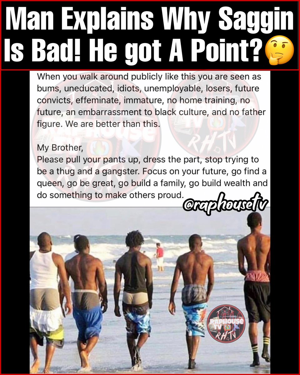 Man Explains Why Saggin Is Bad! He got A Point?🤔