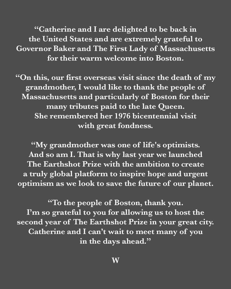 To the people of Boston, thank you