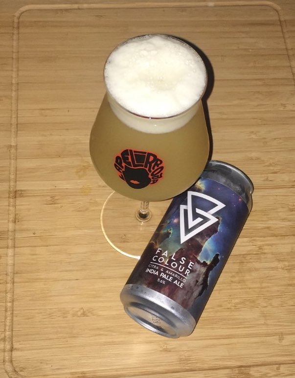 AZVEX BREWING 
•
FALSE COLUR
•
INDIA PALE ALE
•
(Cites &amp; Amarillo)
•
5.6%
•
LIVERPOOL, ENGLAND
•
#azvexbrewing #beerprojectdublin