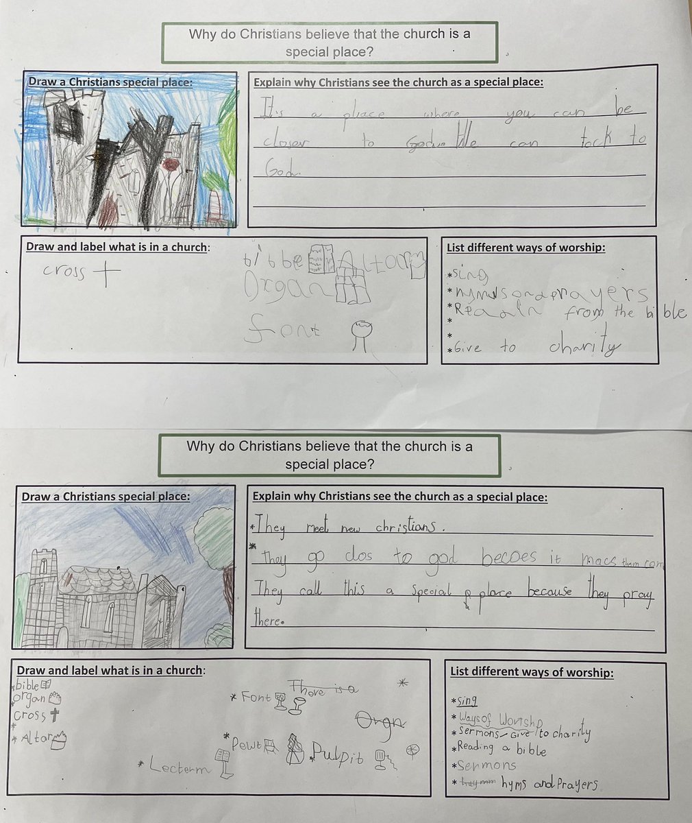 MsKeliris's tweet photo. KS1 RE retrieval document inspired by @Ad_Robertson 🙌 the children had great discussions and worked beautifully together. I was really impressed 🥰 #RE #RElead #Christianity #church #workingtogether #ks1 #teacher #edutwitter https://t.co/BQZ9r5w4ck