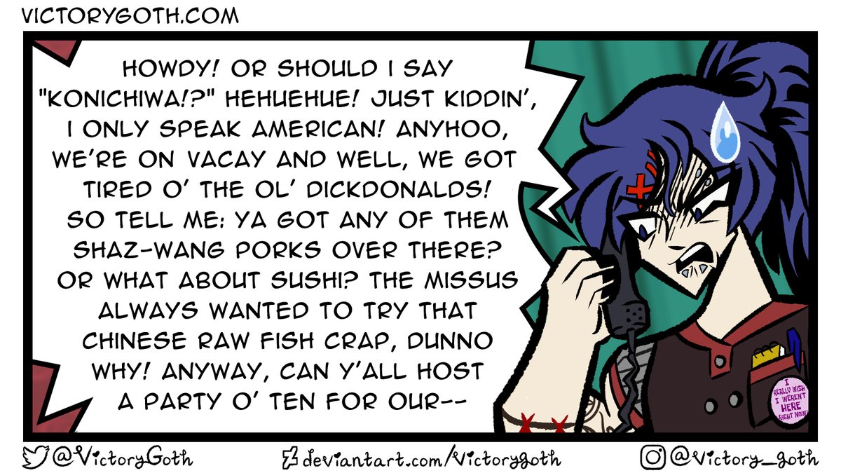 VictoryGoth's tweet photo. Babaylan Bay Bits No. 9 in which I reveal Onyx is just his nickname 😱...and also his cute ponytail ( ́ ω ` )  #webcomic #webtoons #cartoon #drawings #comics #comic #DigitalArtist #digitalart #gothic https://t.co/38Uimq5JSo