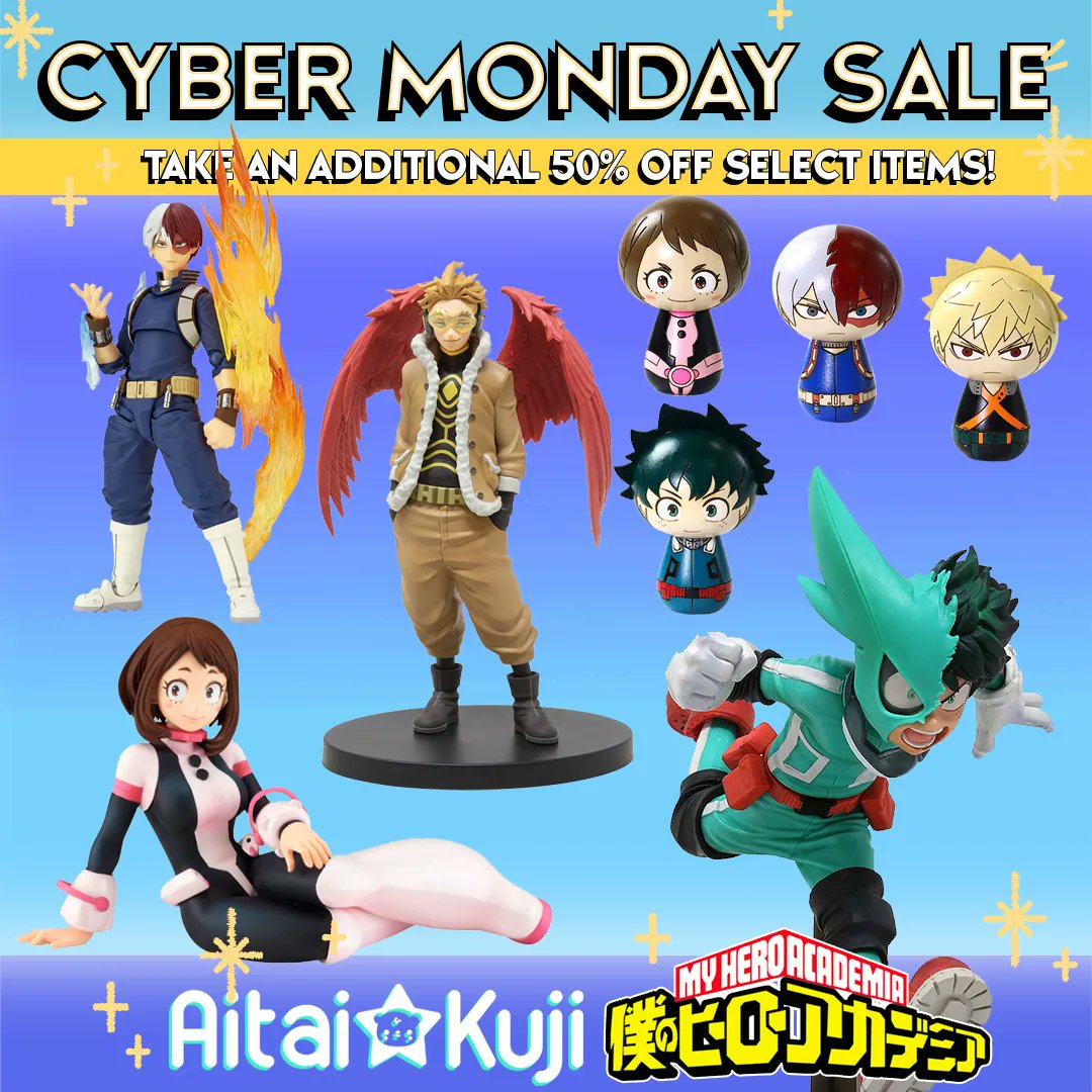 Aitai☆Kuji on Twitter "Boku No Hero Academia figurines of many shapes