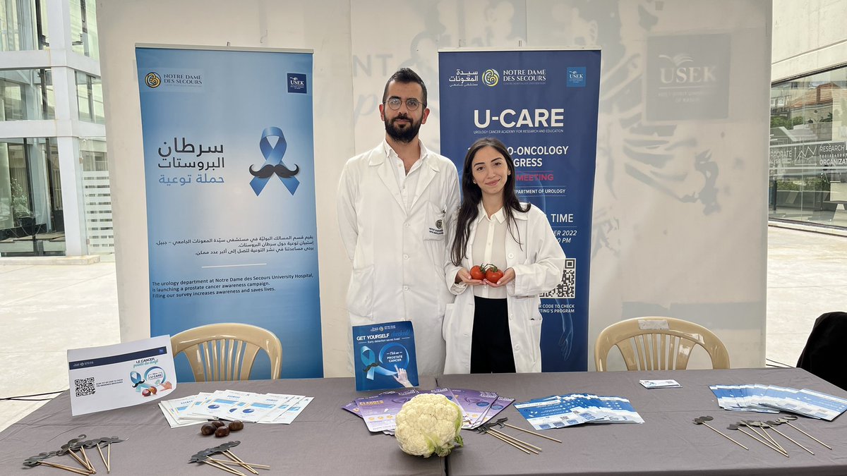 ndsuro's tweet photo. It was a pleasure participating in @USEKOfficial’s Movember awareness campaign on campus , discussing with students and faculty members , bladder, prostate and testicular cancers and how to look for warning signs #Movember #UCARE https://t.co/DKoTYhUHKR