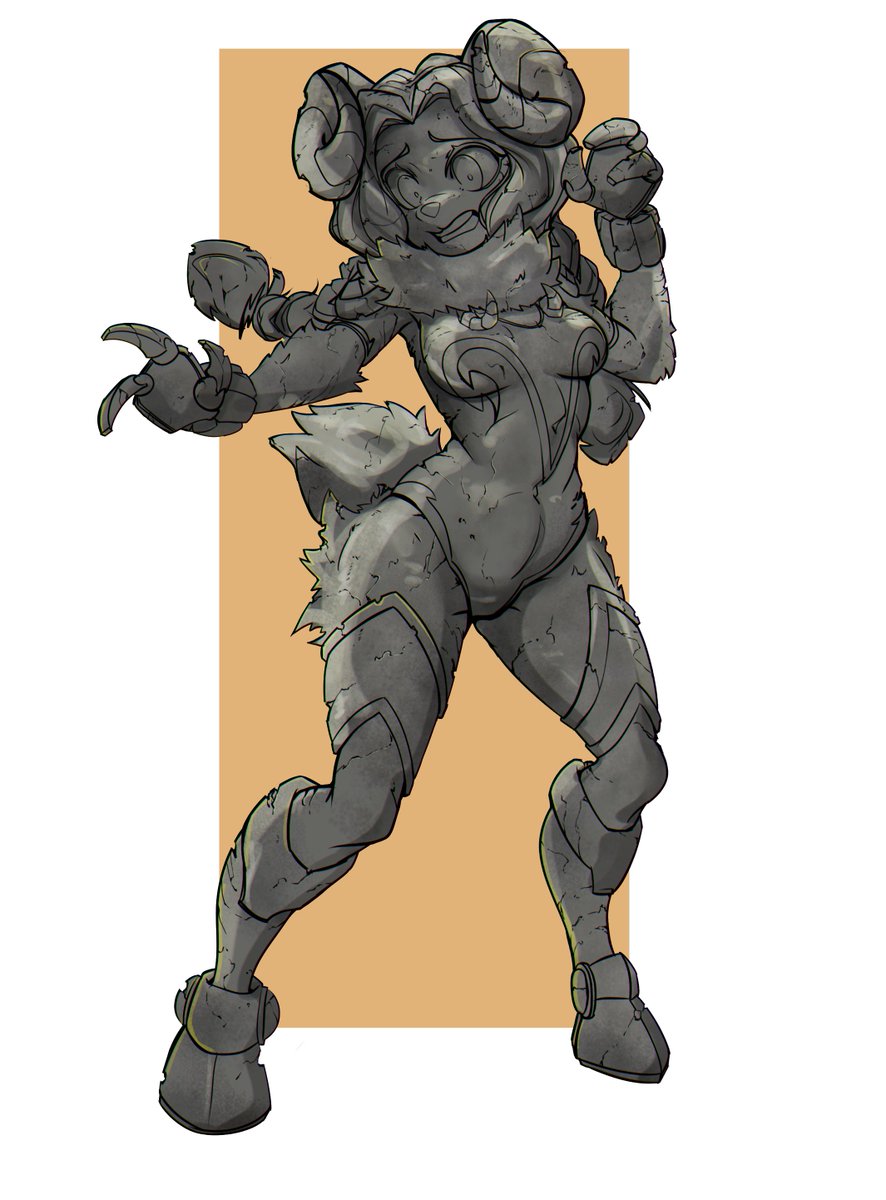 Commission for <a href="/Phatman1201/">Bleddyn</a> of their OC Petrified