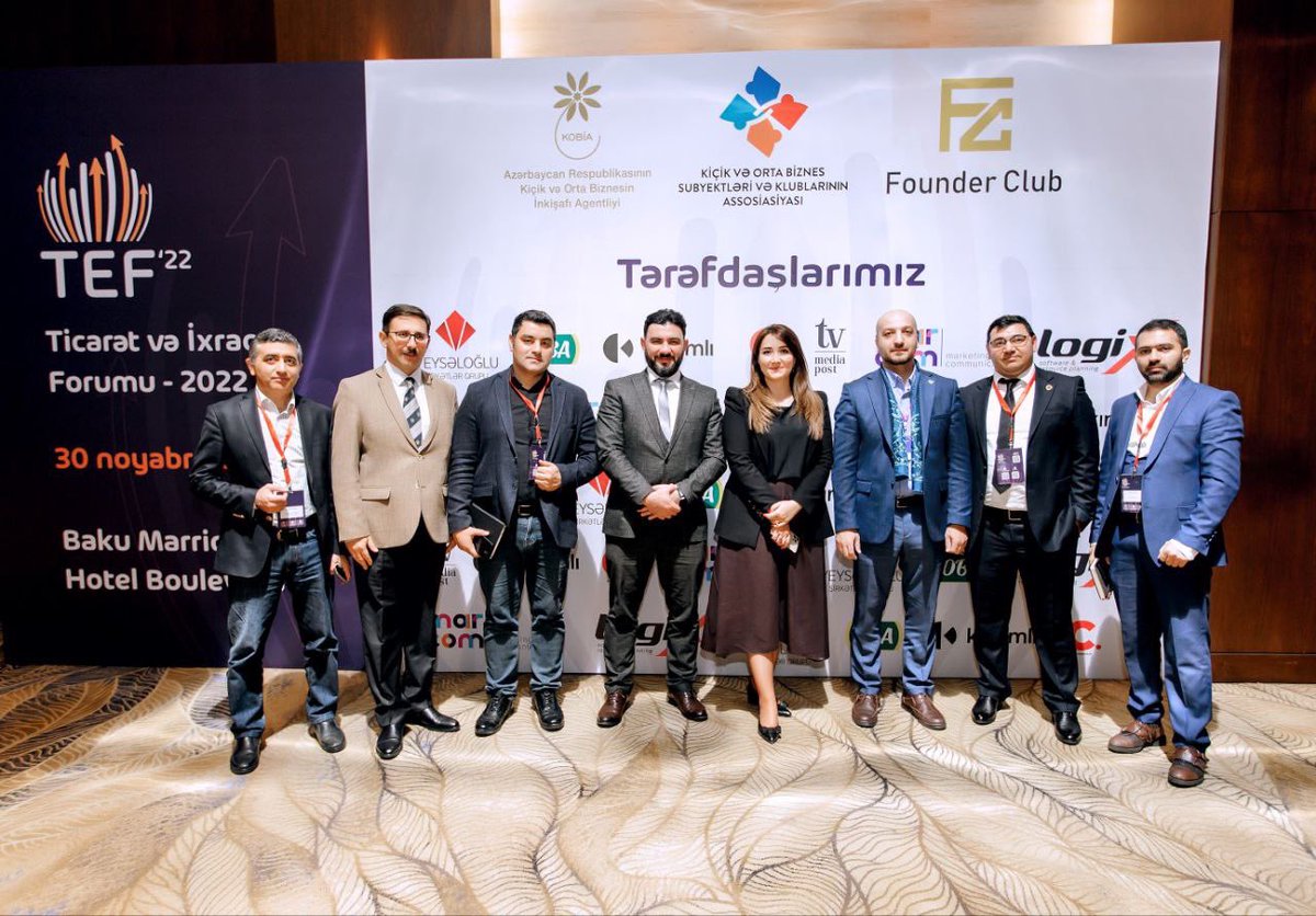 biznesxeberleri's tweet photo. 30 noyabr 2022-ci il tarixində KOBSKA və “Founder Club”ın birgə təşkilatçılığı, KOBİA-nınstrateji tərəfdaşlığı ilə “Ticarət və İxracat Forumu-2022”baş tutdu.
Ətraflı: https://t.co/hHHe5GzMhZ
#KOBSKA #kobska2022 #FounderClub #TEF2022 #ixracat #ticarət #forum https://t.co/11MJhdVK0h
