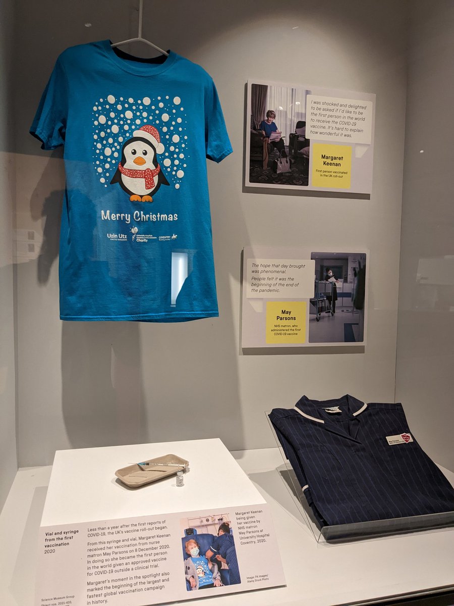 sciencemuseum's tweet photo. The exhibition features artworks and personal objects revealing the worldwide effort to develop vaccines at pandemic speed https://t.co/1FIz9jc4ia