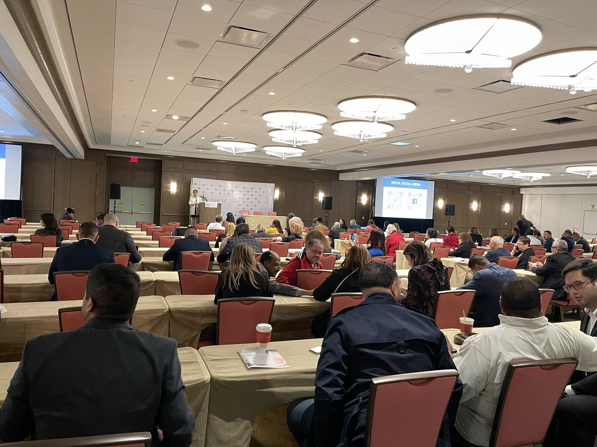 profe_c's tweet photo. .@NHCSL legislative exchange discussion highlighted the work members have been doing across the country to address issues impacting Latinos from education, healthcare, economic development, energy, safety, drivers licenses for undocumented immigrants. #QuadCaucus #NHCSL #NCSL https://t.co/dRo25jHb3j