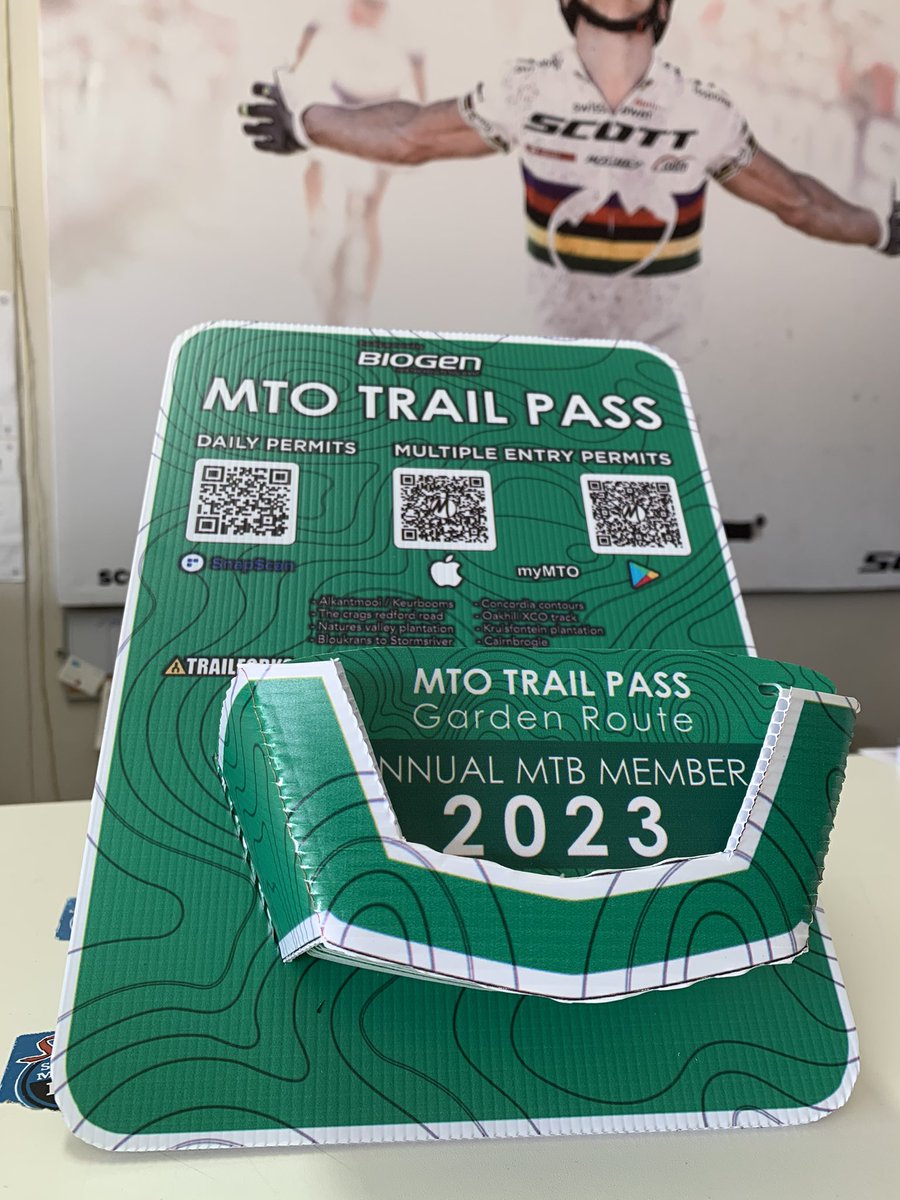 2023 MTO trail permits available 👍<a href="/GoSocialSA/">Jacqui Kimmel</a> <a href="/CapeCycleRoutes/">Cape Cycle Routes</a> <a href="/TREAD_Media/">TREAD - Mountain Biking With Soul</a> <a href="/visitknysna/">Visit Knysna</a> <a href="/gotravelbug/">Travelbug Rose🐞</a> @stuartlightley <a href="/Squirtlube_SA/">SquirtCycling</a> <a href="/visitsedgefield/">VisitSedgefield</a> <a href="/Knys_Guy/">Mark Willemse</a>
