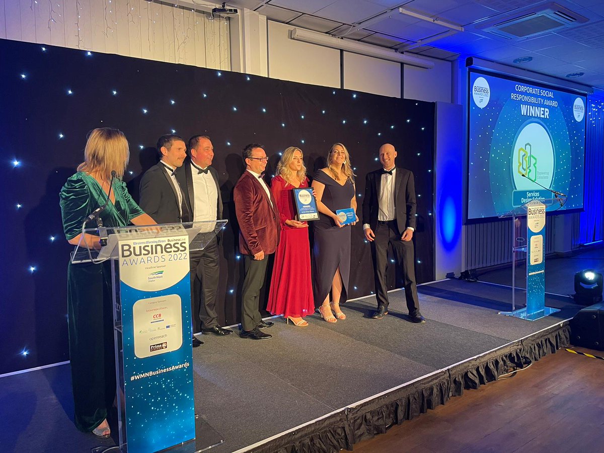Next up is the Corporate Social and Responsibility Award! And the winner is... 🎉 @SDSolutionUK
#WMNBusinessAwards