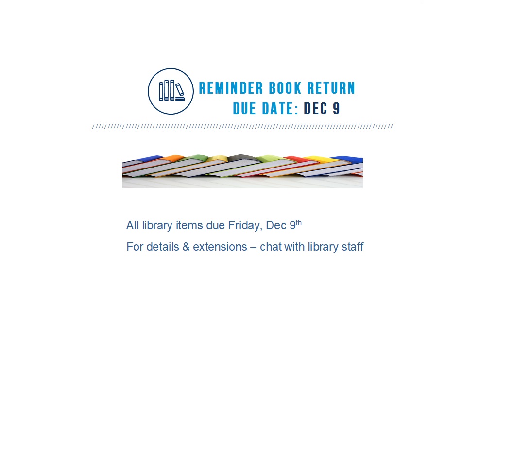 Book Return Date - Dec.9 2022