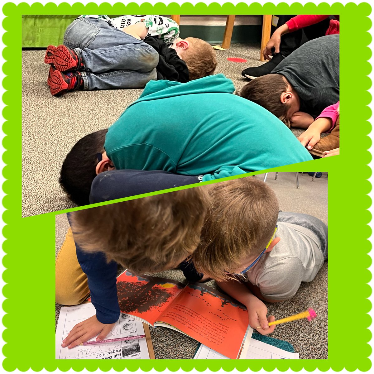 Gr 2 students in Ms. Hajj’s class are learning prefixes- they learned ‘un’ as it relates to leaves uncurling! Then they worked in partners to find evidence for the four seasons in the book. 👏❤️<a href="/CoveSchoolOwls/">Cove Elementary School</a> @JenniferHajj3 <a href="/WitWisdomELA/">Wit & Wisdom English</a>