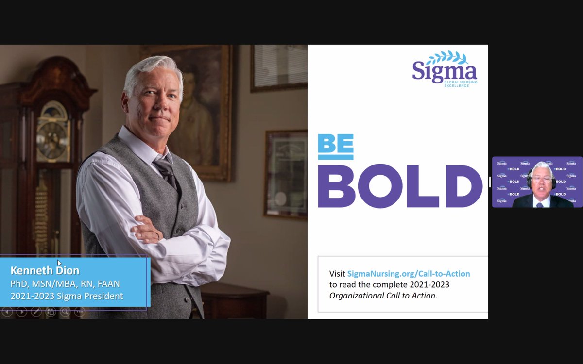 Truly inspiring induction ceremony happening now by <a href="/SigmaNursing/">Sigma Nursing</a> 's Scotland chapter <a href="/OmegaXiChapter/">Omega Xi Chapter 🏴󠁧󠁢󠁳󠁣󠁴󠁿</a> with President <a href="/KennethDion/">Dr. Kenneth Dion (he\him\his)</a>!
#BeBold #globalnursing #nursingleadership