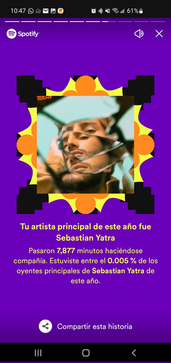 IAmYoliBell's tweet photo. @SebastianYatra El 3er año seguido siendo mi #1 Te amo @SebastianYatra  gracias por darnos todo ese amor que tienes en canciones 💕 https://t.co/9WU8XV3cQz