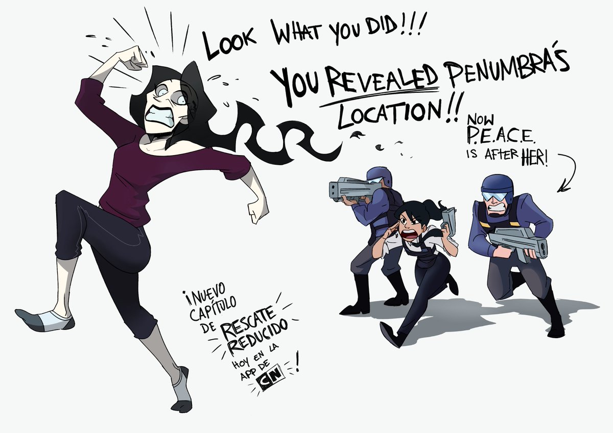 AlanIturiel's tweet image. ¡Miren lo que hicieron! Revelaron la ubicación de Penny y ahora @PEACE_UO esta tras ella. Tsk tsk...

El nuevo capítulo de Rescate Reducido ya está disponible para leer en:
cnapp.cartoonnetwork.com.mx/comics