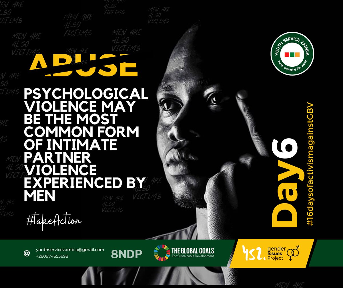 Pupila_G's tweet photo. Everyone is susceptible to abuse! Both men and women face abuse and it’s our responsibility to fight GBV! 

#16DaysOfActivismAgainstGBV https://t.co/BA088ZPs4W