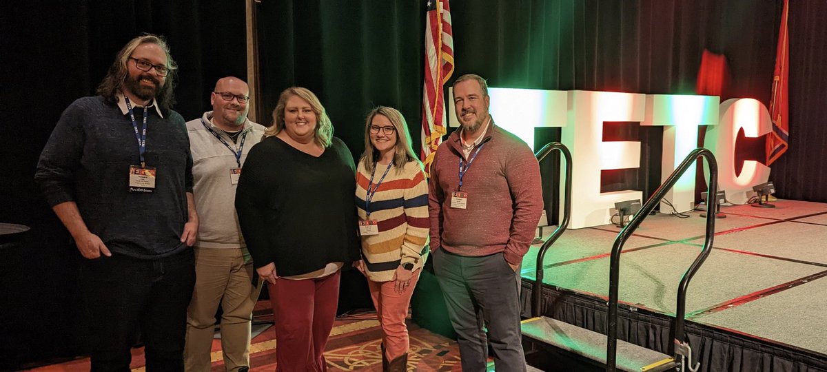 tnedtech's tweet photo. Learning, networking, growing at #TETC22 with some of @KCS_District #KCST2L Leaders! https://t.co/cj6a4spUN4