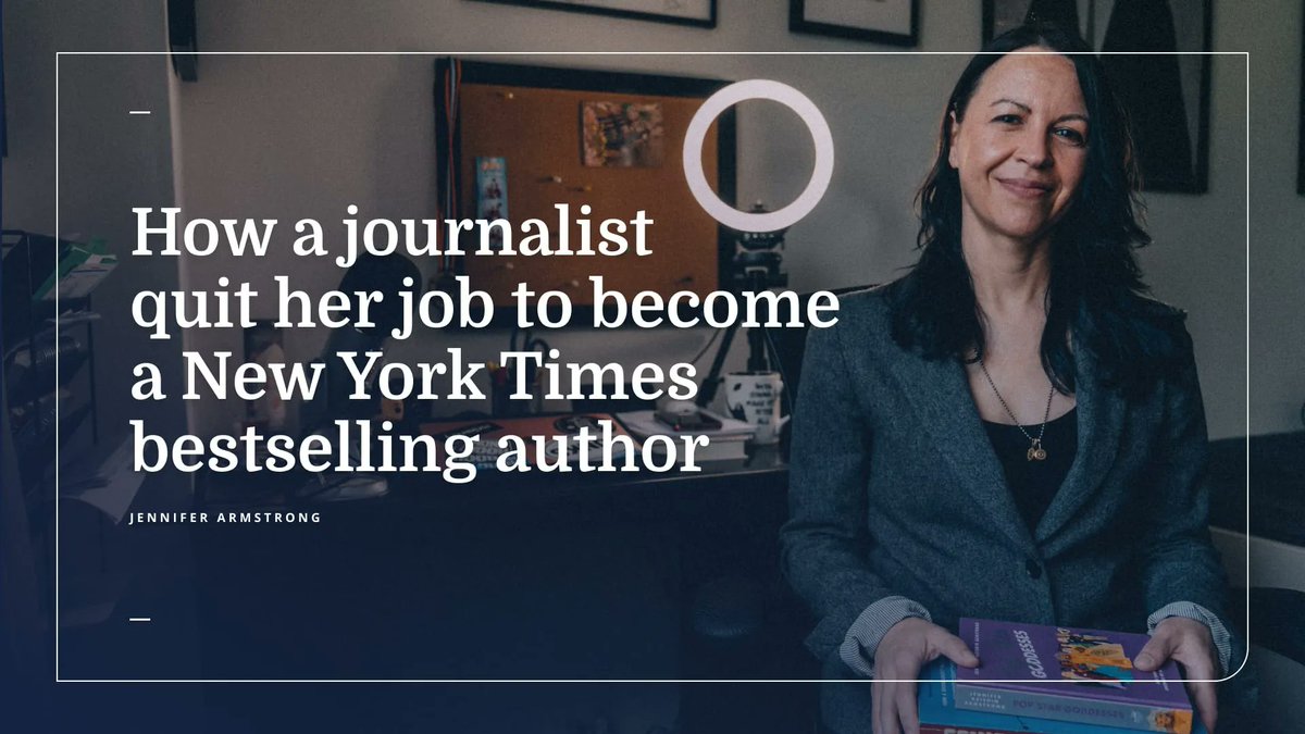 Rejection doesn’t have to mean failure. Check out this inspiring story of Jennifer Keishin Armstrong (@jmkarmstrong) and her journey from from journalism to New York Times best selling author: convertk.it/jennifer-armst…