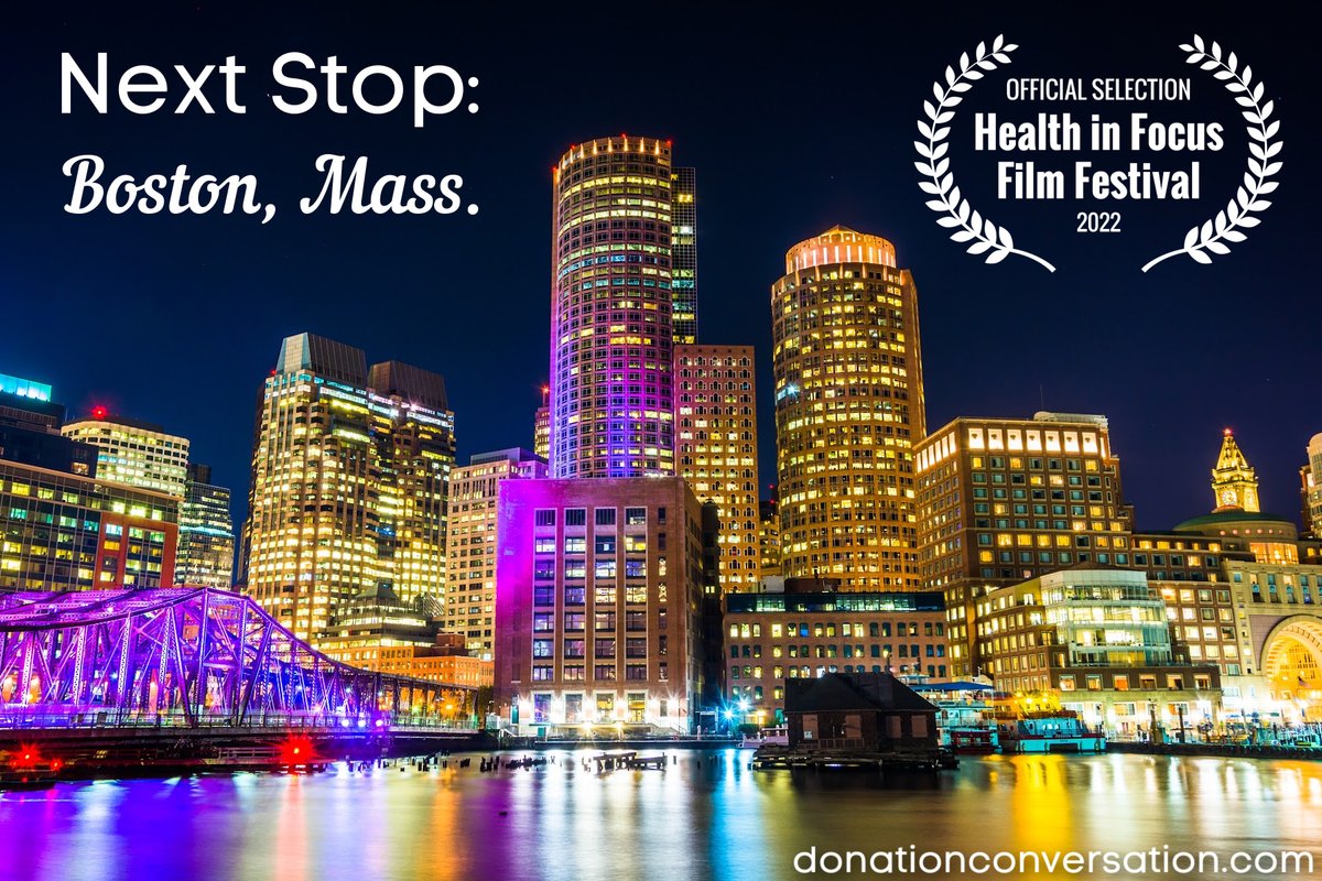 ADCDocumentary's tweet photo. We're so excited to be able to share our message about the importance &amp; impact of organ donation this weekend at the Health in Focus Film Festival in Boston! @pophealthex &amp; @busph, we hope to inspire you! #healthinfocus #filmfestival #documentary #organdonation #boston https://t.co/tdyjHcZ0fR